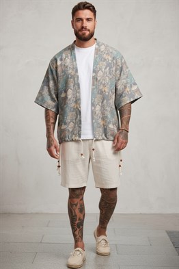 Printed Kimono-Haki
