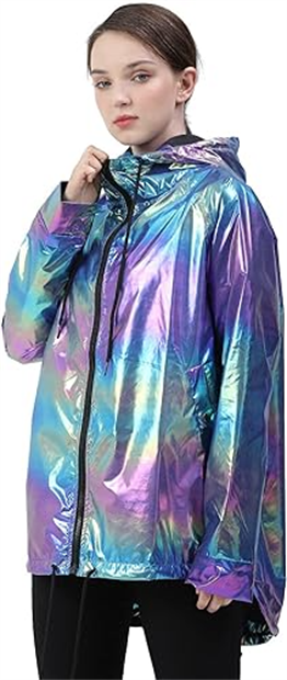 Reflektörlü Yağmurluk-Karısık Renkli
