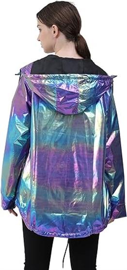 Reflektörlü Yağmurluk-Karısık Renkli