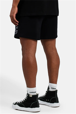 RELAXED FIT C JERSEY SHORT-Siyah