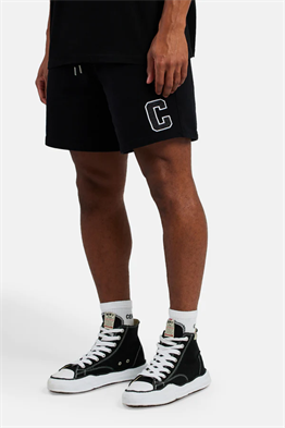 RELAXED FIT C JERSEY SHORT-Siyah