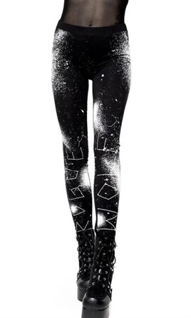 Rouge Satan Pant Tayt-Siyah