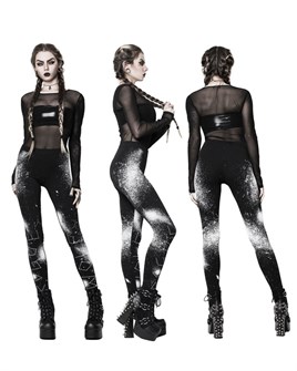 Rouge Satan Pant Tayt-Siyah