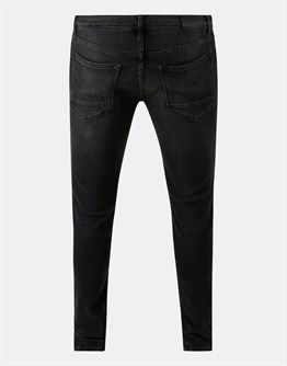 Slim Taşlamalı Jean-Antrasit