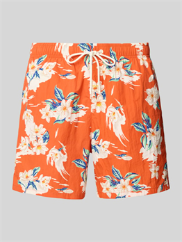 Special Hibiscus  Deniz Şortu-Turuncu