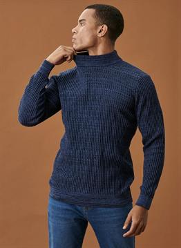 Special  L/S Balıkçı Triko Tshirt-Lacivert