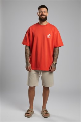 Star T shirt-Kırmızı