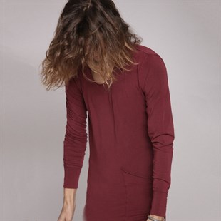 Torba Cepli Long Sweat-Vişne