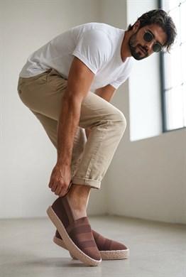 TRİKO ESPADRİL-Kahve