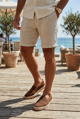 TRİKO ESPADRİL-Kahve