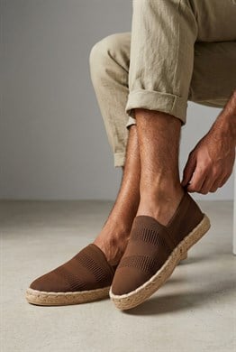 TRİKO ESPADRİL-Kahve