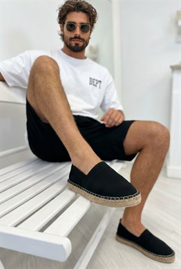 TRİKO ESPADRİL-Siyah