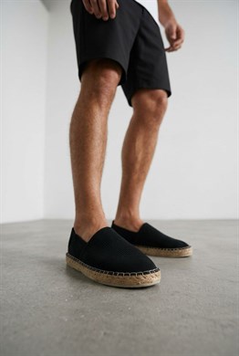 TRİKO ESPADRİL-Siyah