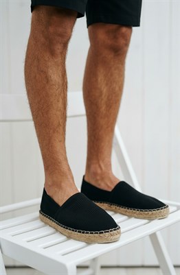 TRİKO ESPADRİL-Siyah