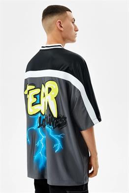 Unisex Oversize 99 T-shirt-Antrasit