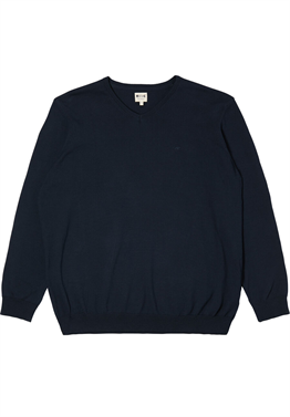 V yaka Triko-Lacivert