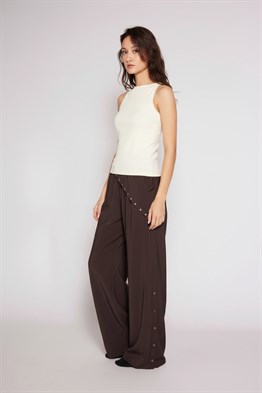 Yumuşak Dokulu Halter Top  Atlet-Ekru