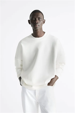 ZROversize Basic Sweat-Beyaz