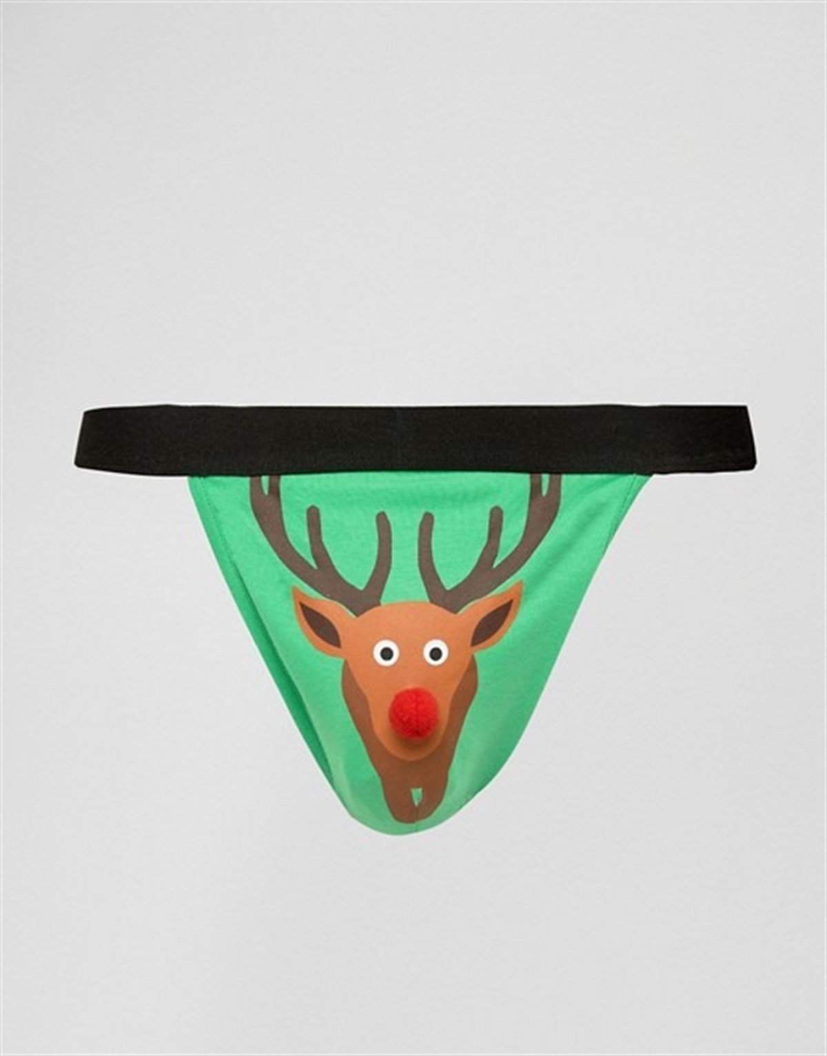Asos Design Cristmas TAnga  JockStrap İç Çamasırı Yeşil