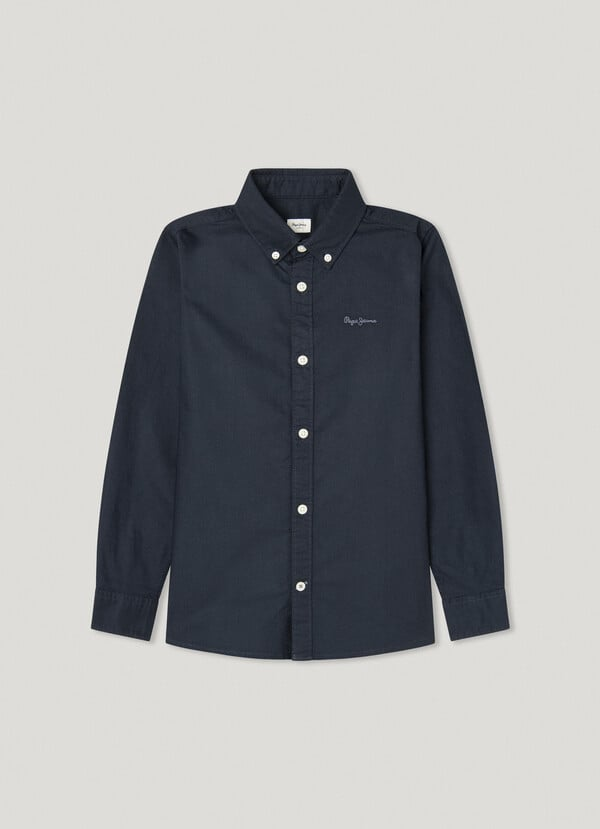 Basic Logolu GÖmlek-Lacivert