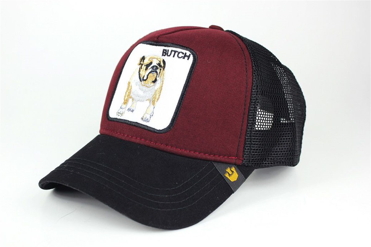Butch Logo Şapka Bordo-Siyah