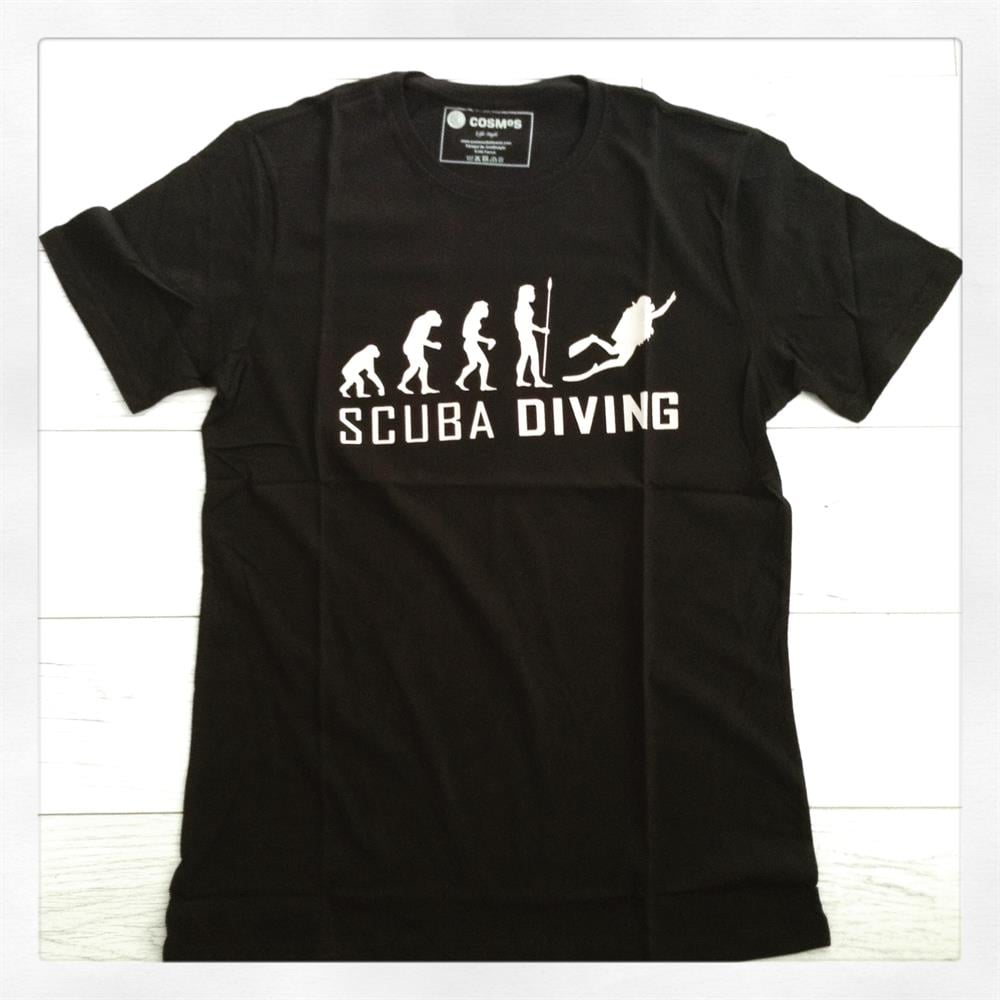 Diving Revulation T Shirt Füme-Siyah