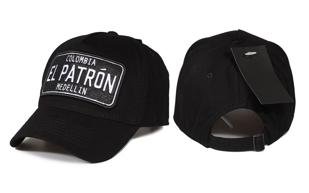 El Patron Plaka Cap Şapka Siyah