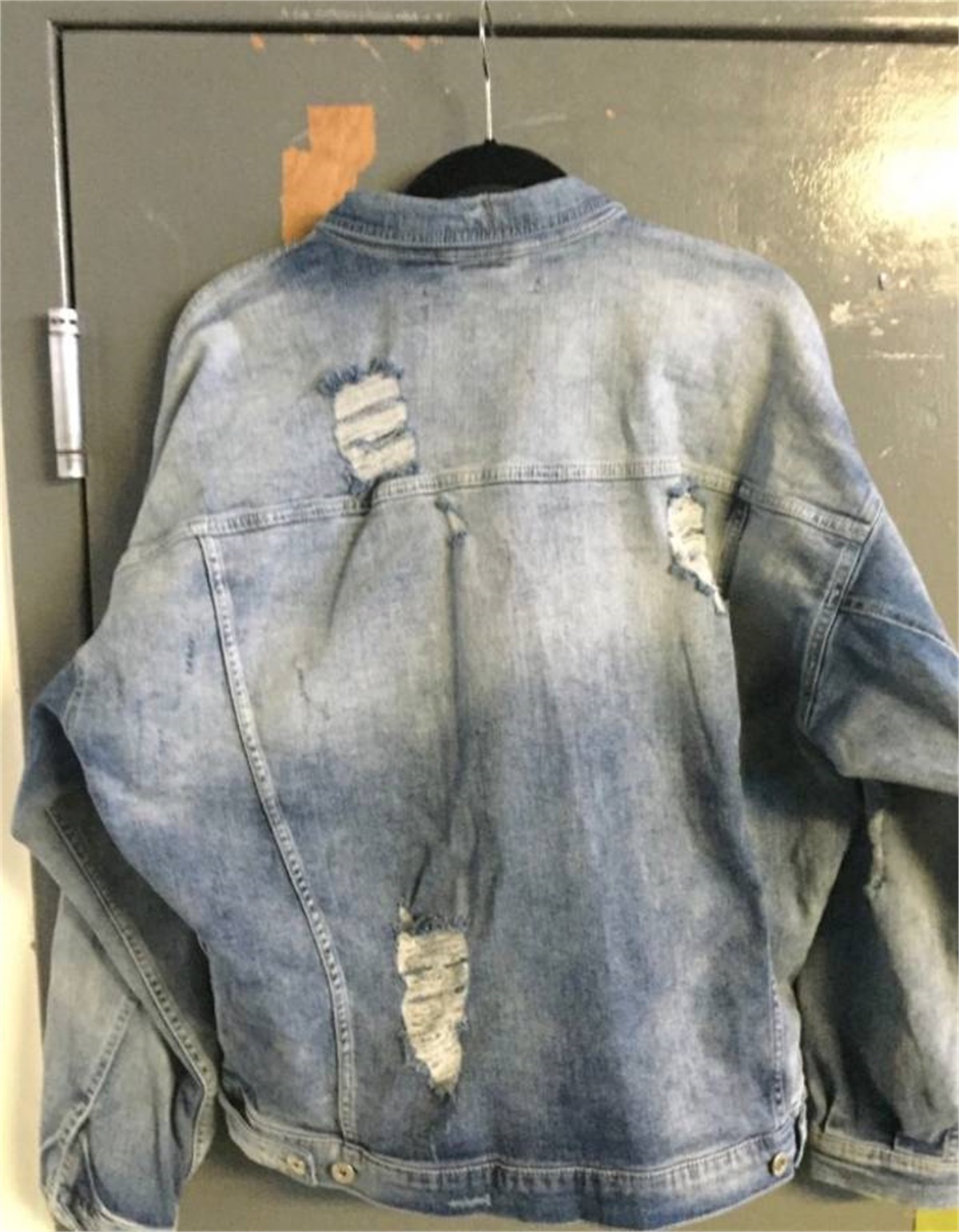 Eskitmeli  Jean  Jacket Acid Blue