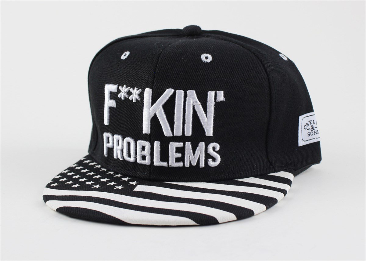 F**kin' Problems Cap Siyah-Beyaz