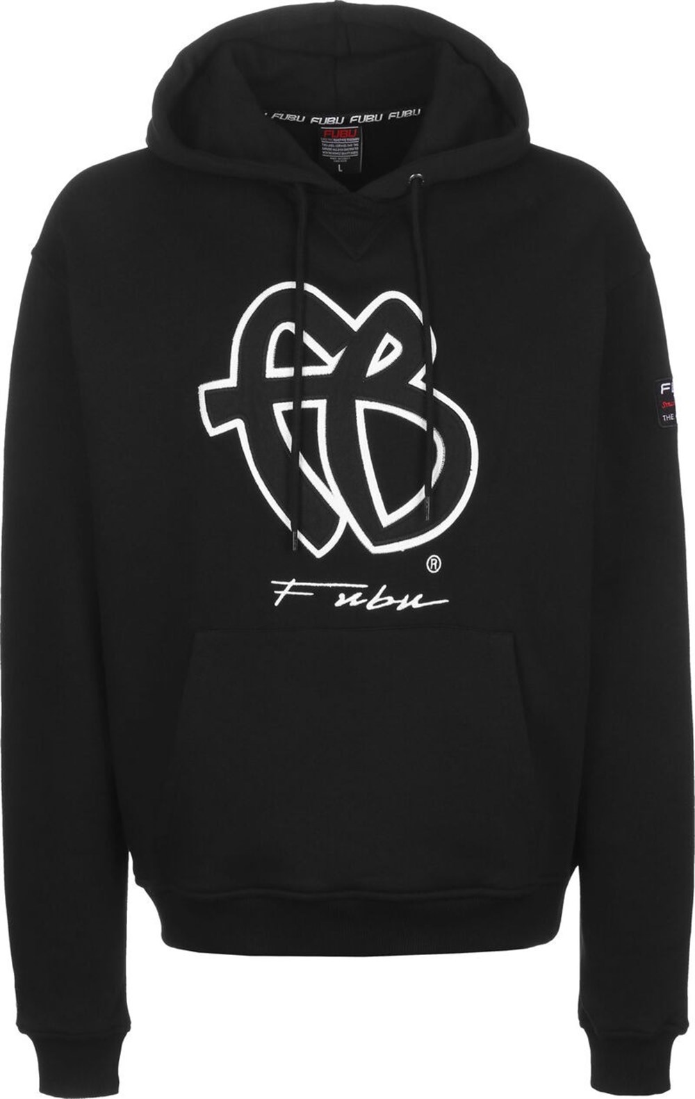 Önü FB Nakışlı  Sweat Siyah
