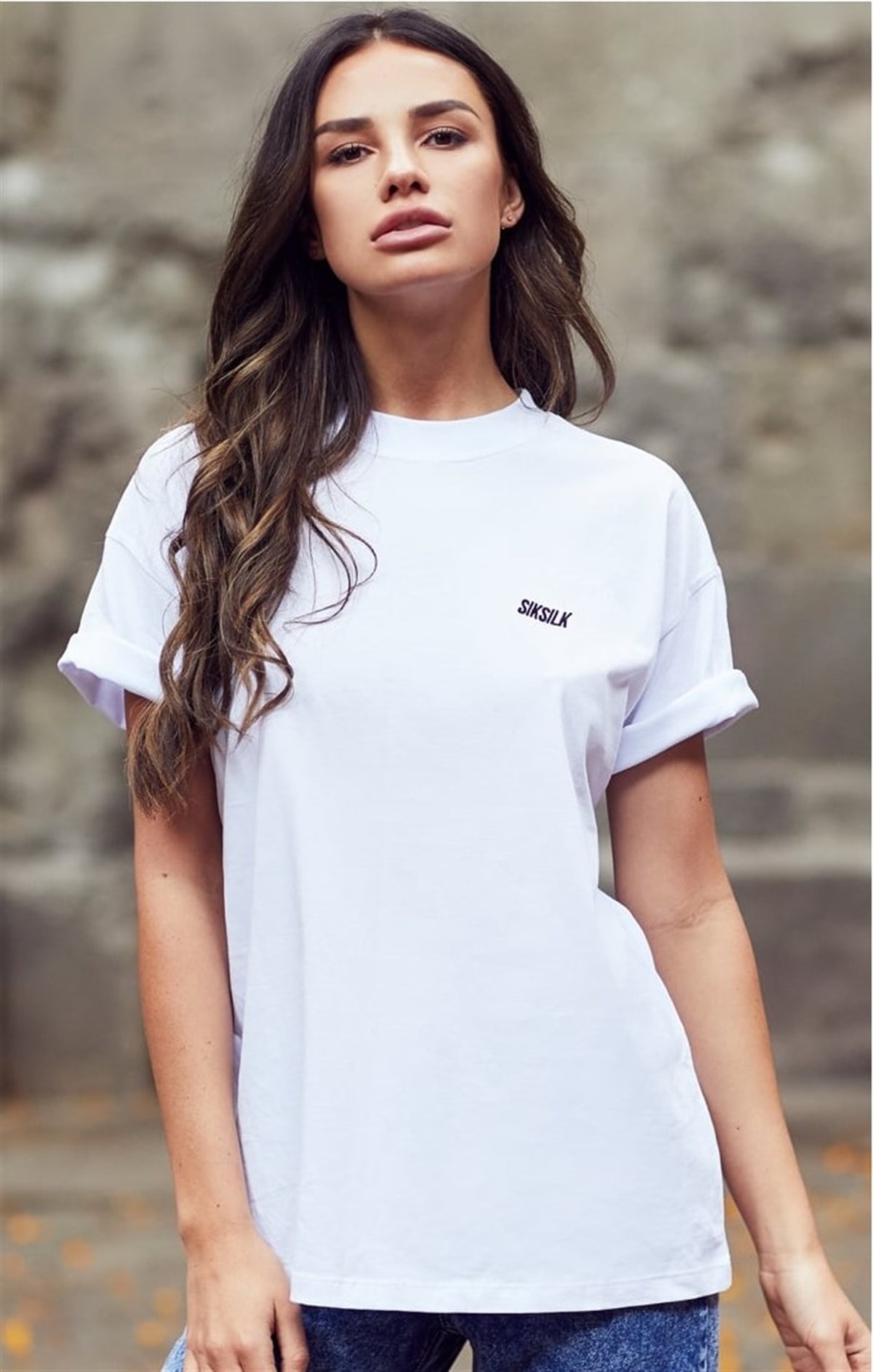Oversize Basic T-Shirt Beyaz