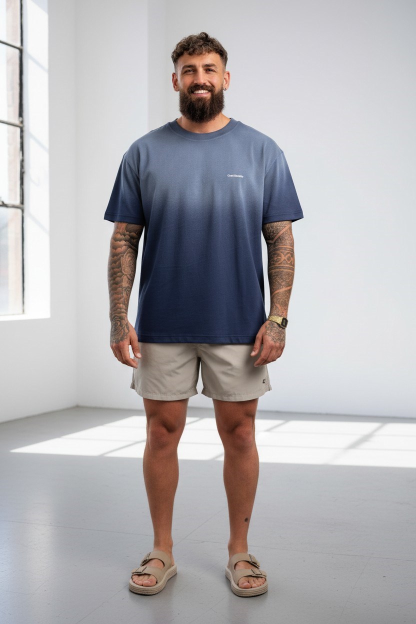 Oversize Studio T shirt-Lacivert