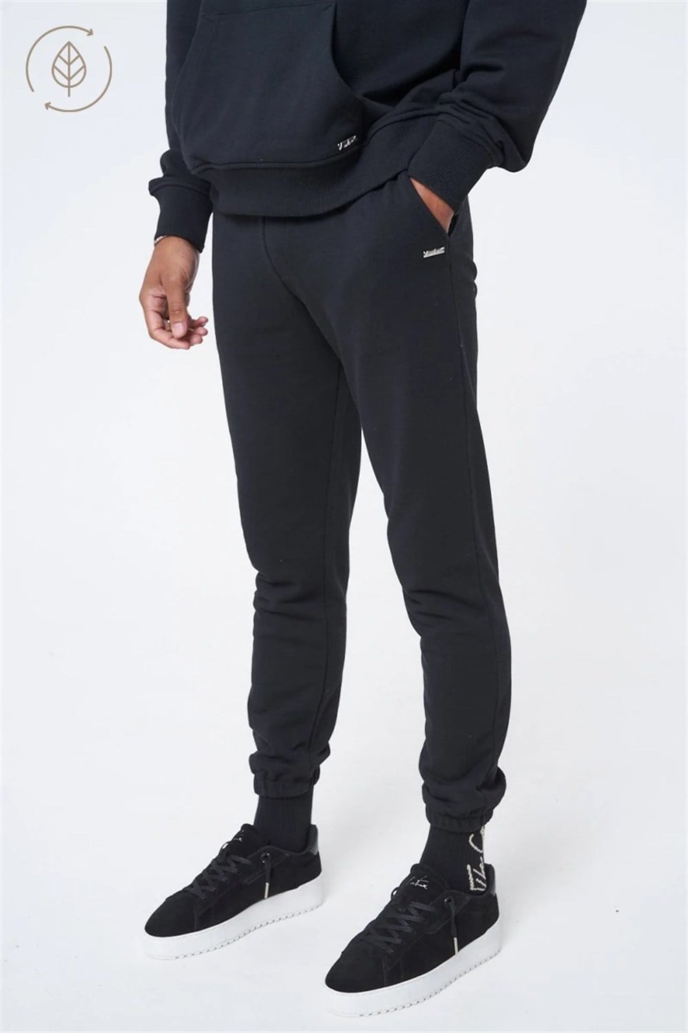 Rahat Kesim Basic Eşofman Altı Jogger Siyah