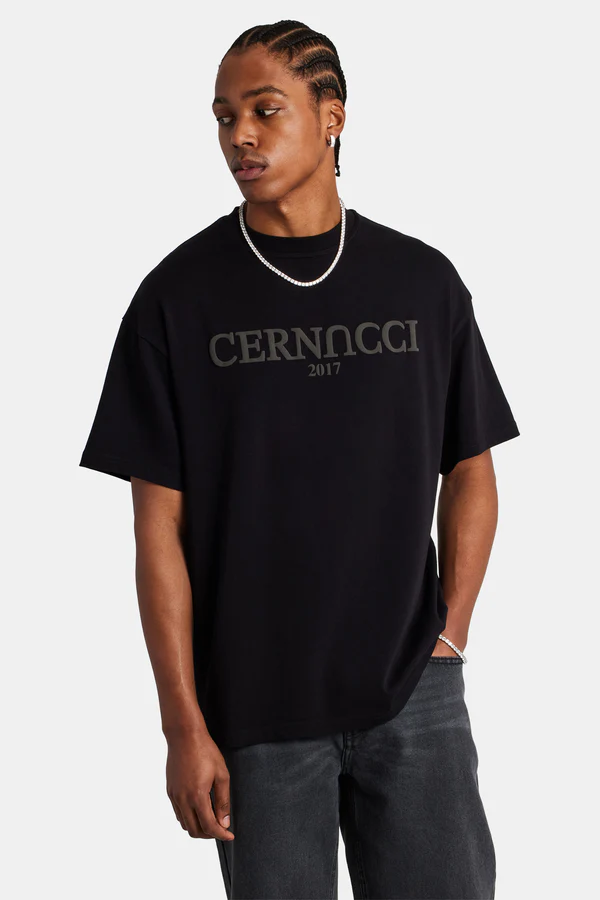 TONAL LOGO T-SHIRT-Siyah