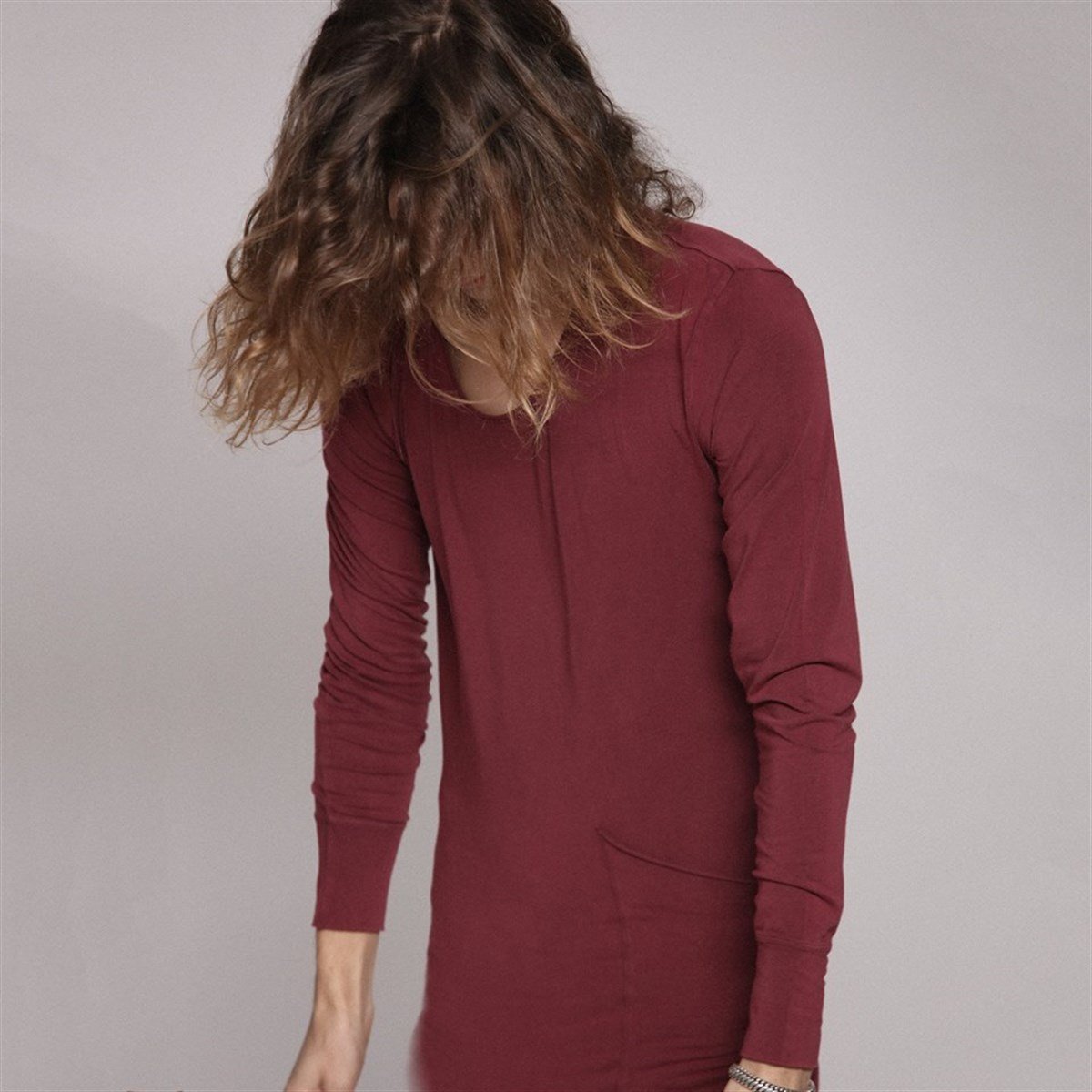 Torba Cepli Long Sweat Vişne