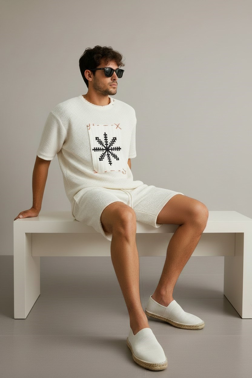 TRİKO ESPADRİL-Beyaz