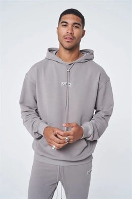 Oversize Unisex Yağ  Yıkama Sweat Taş