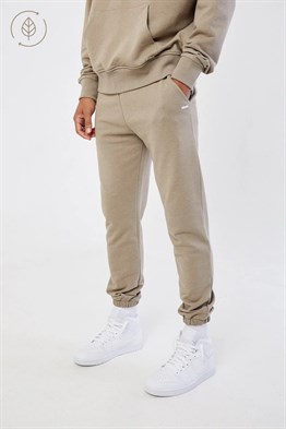 Rahat Kesim Basic Eşofman Altı Jogger Vizon