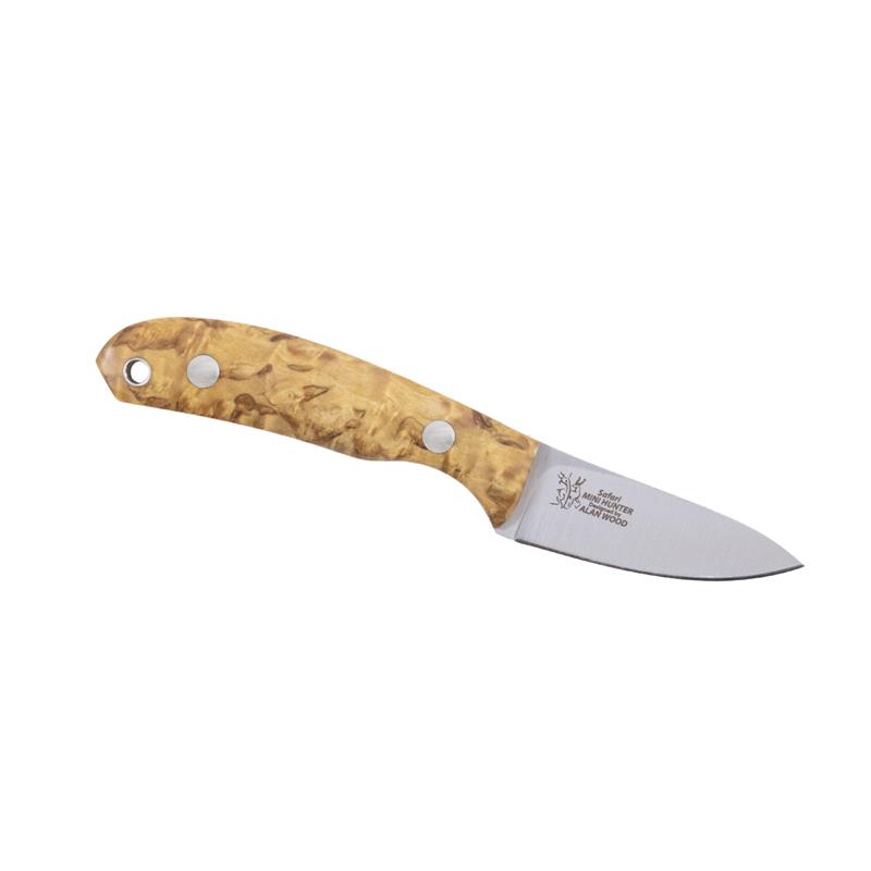 Casström Safari Mini Hunter, Stabilised curly Birch