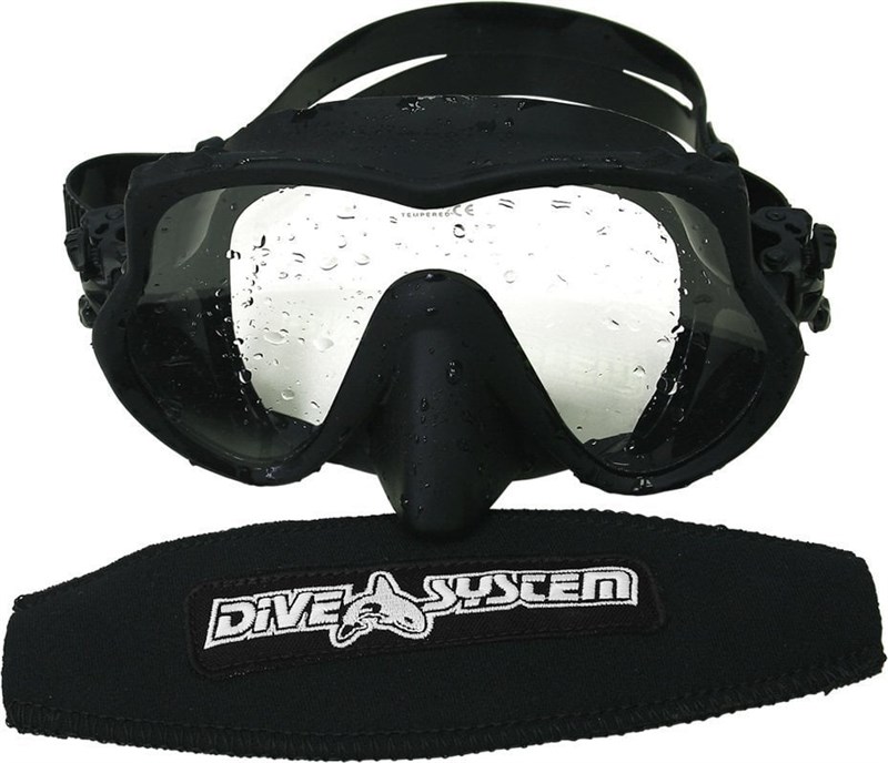 DIVE SYSTEM MASKE (SIYAH-NEOPREN MASKE BANTLI)