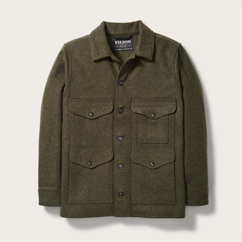 Filson MACKINAW WOOL CRUISER JACKET - Forest Green