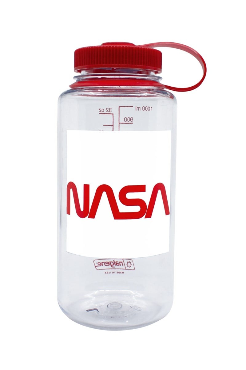 Nalgene 32oz WM Clr / Rd Cap Nasa Limited Edition Tritan Suluk