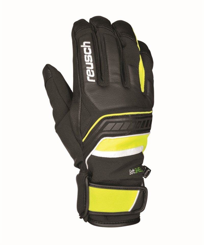 REUSCH - Thunder R-Tex XT Softshell Kayak Eldiveni Siyah/Sarı