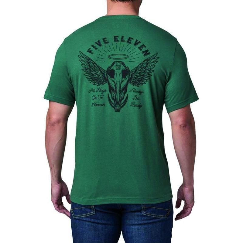 5.11 ALL HOGS GT HEAVEN SS TEE YESIL TISORT