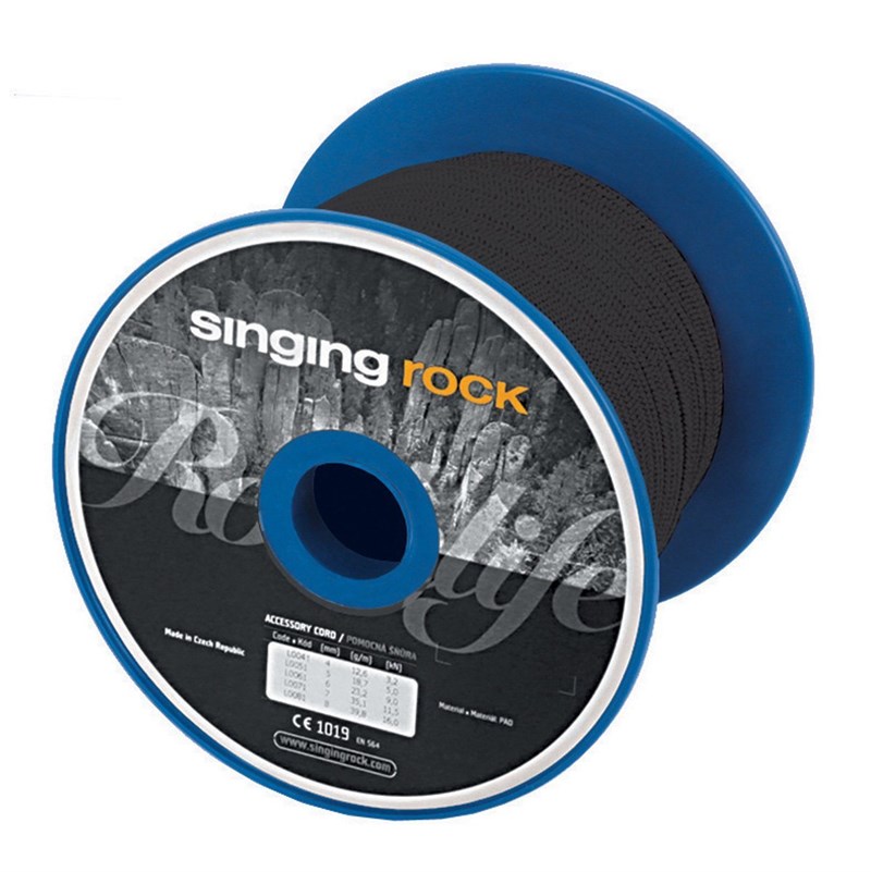 Accessory Cord 6 mm, 100m. Black Yardımcı İp Black