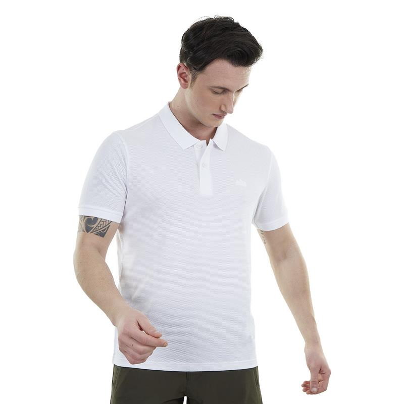 Alpinist Edge Erkek Polo T-Shirt Beyaz