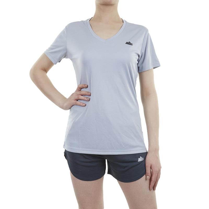Alpinist Knockout Ultra Dry Kadın T-Shirt Açık Gri