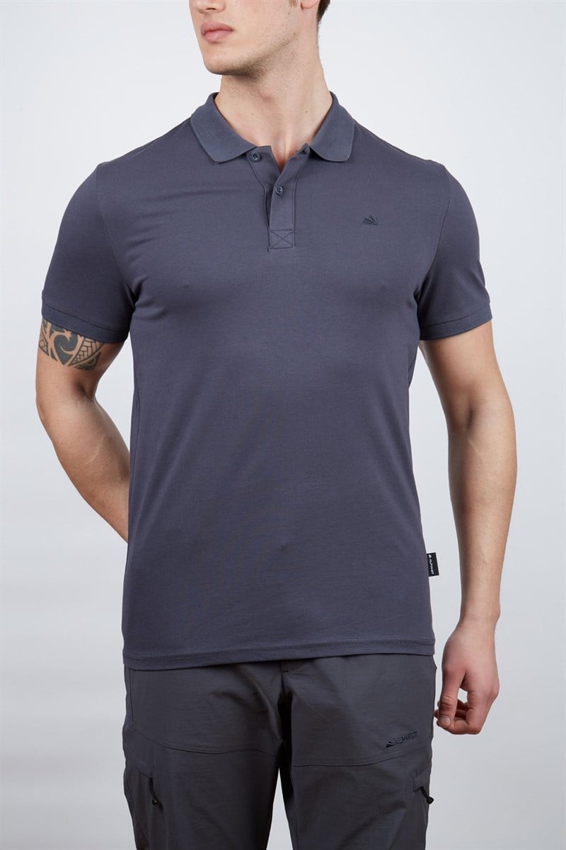 Alpinist Stratus Erkek Polo T-Shirt Antrasit