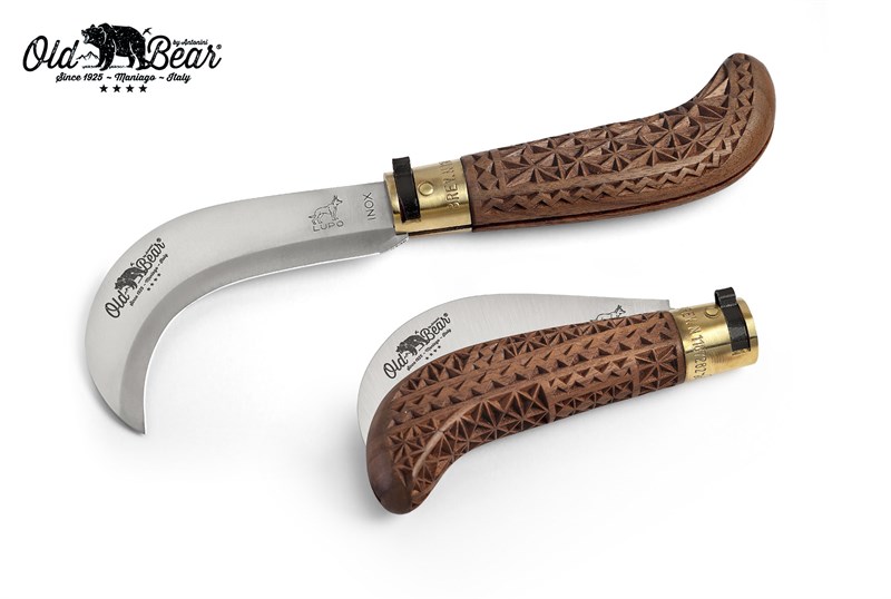 Antonini Old Bear İşlemeli Budama Çakısı L