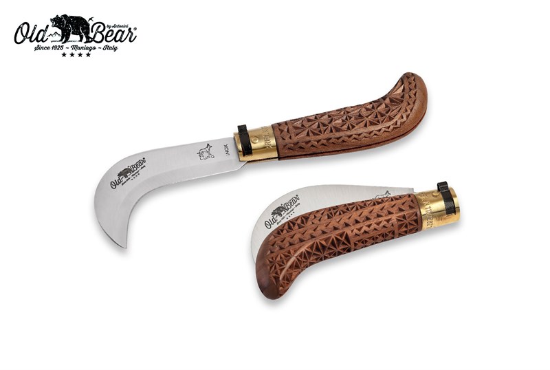 Antonini Old Bear İşlemeli Budama Çakısı S